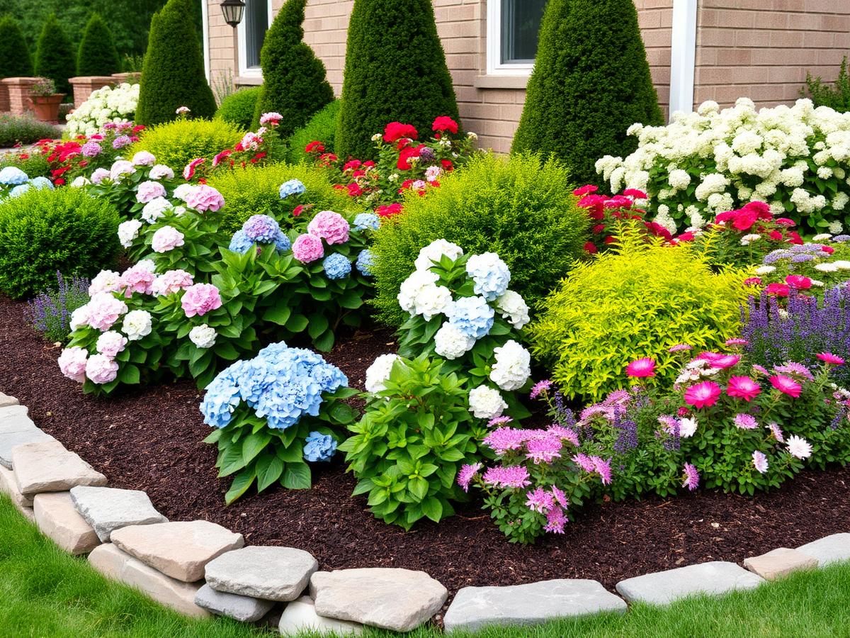 Example imagery representing garden installation