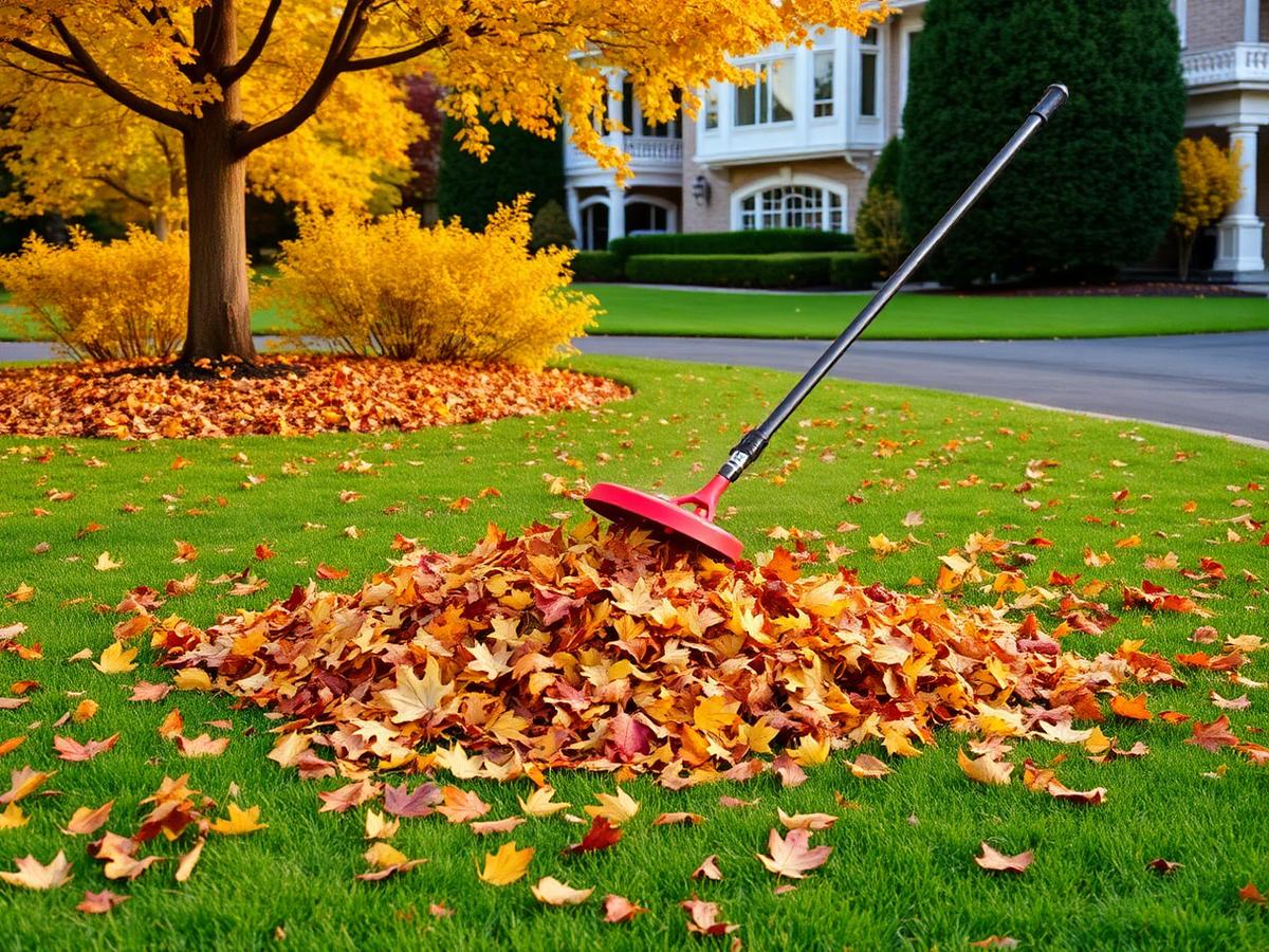 Example imagery representing seasonal cleanup
